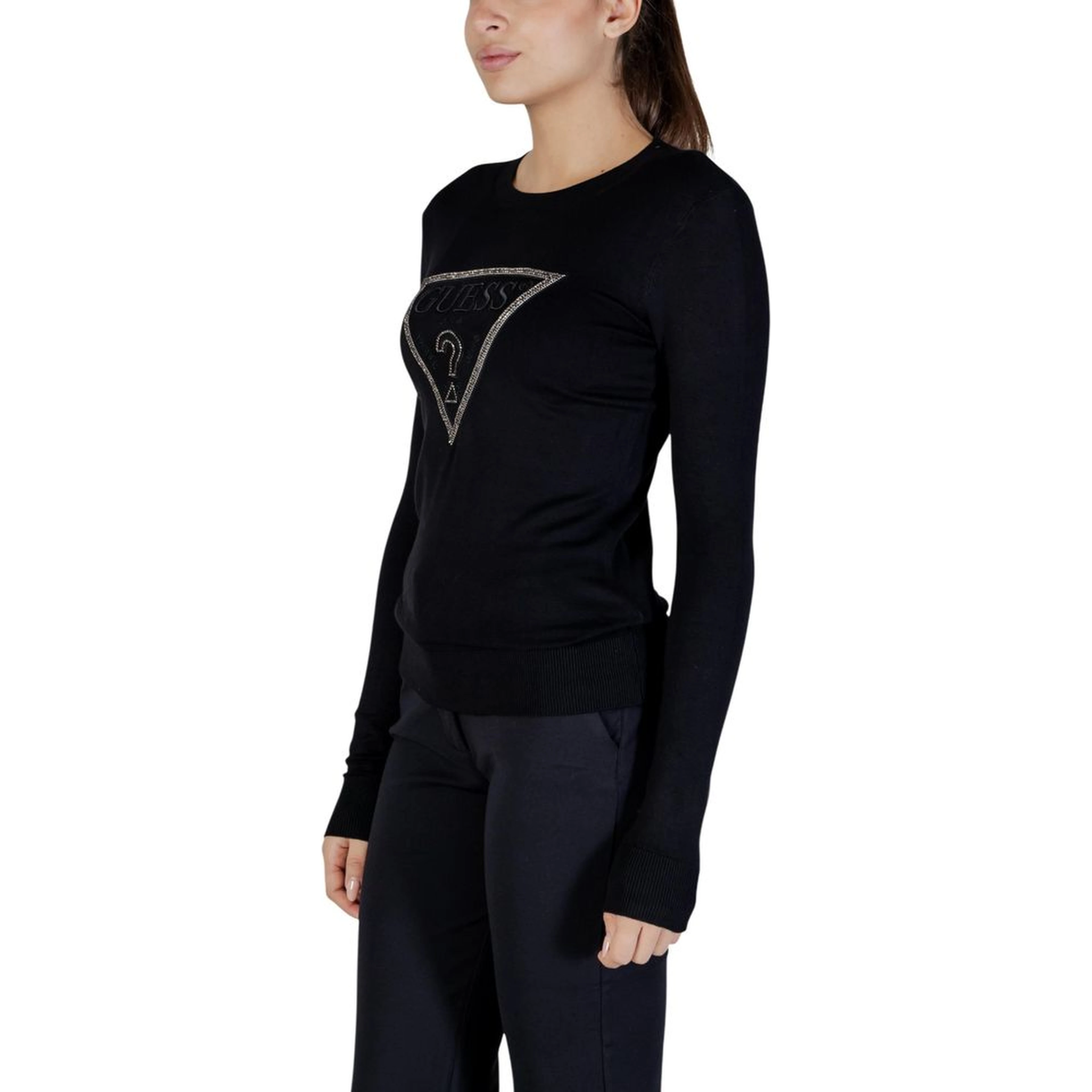 Black Viscose Sweatshirt