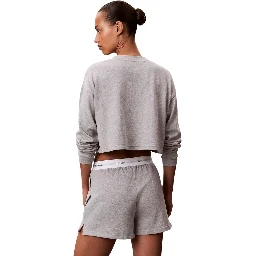 Gray Cotton Bottoms Sleepwear