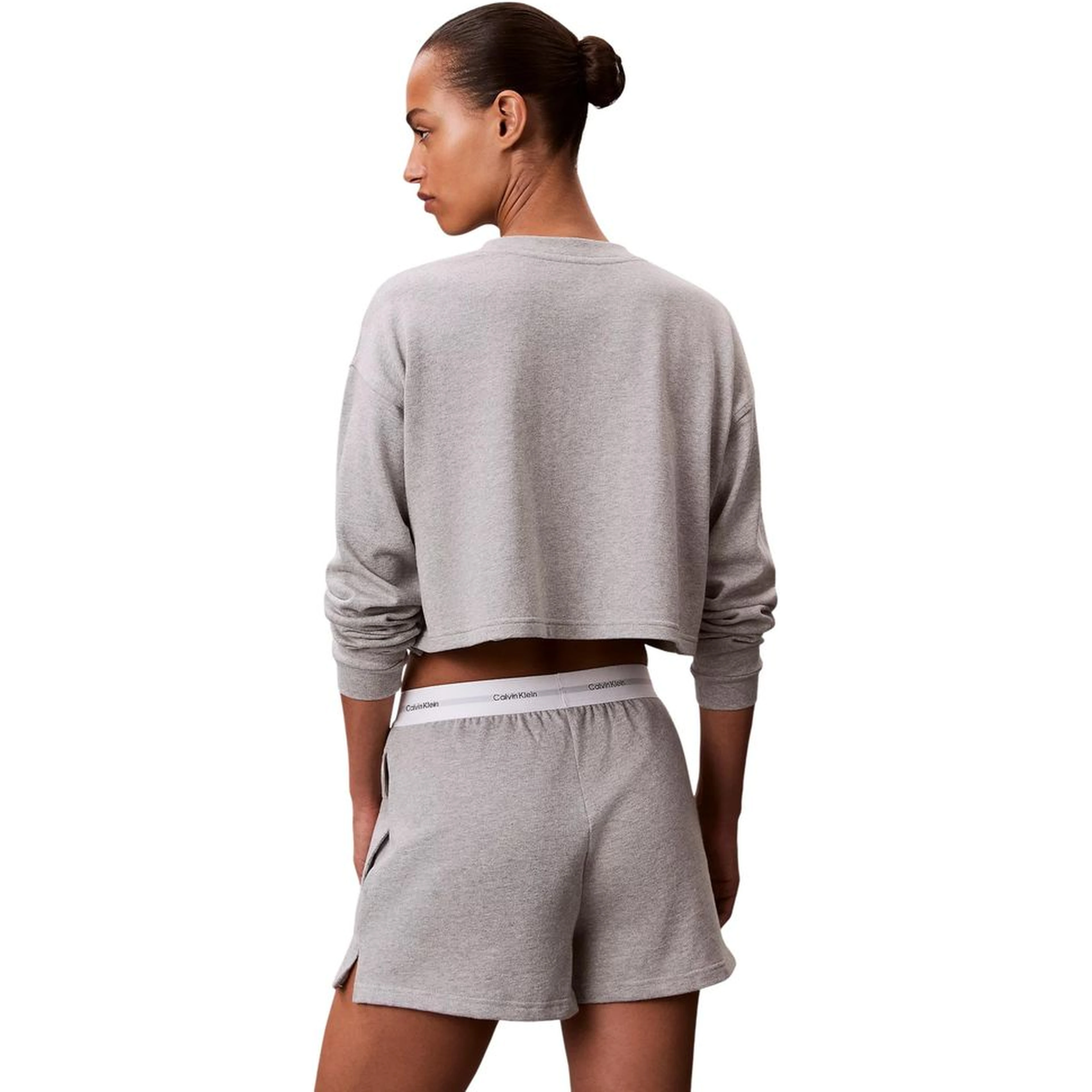 Gray Cotton Bottoms Sleepwear