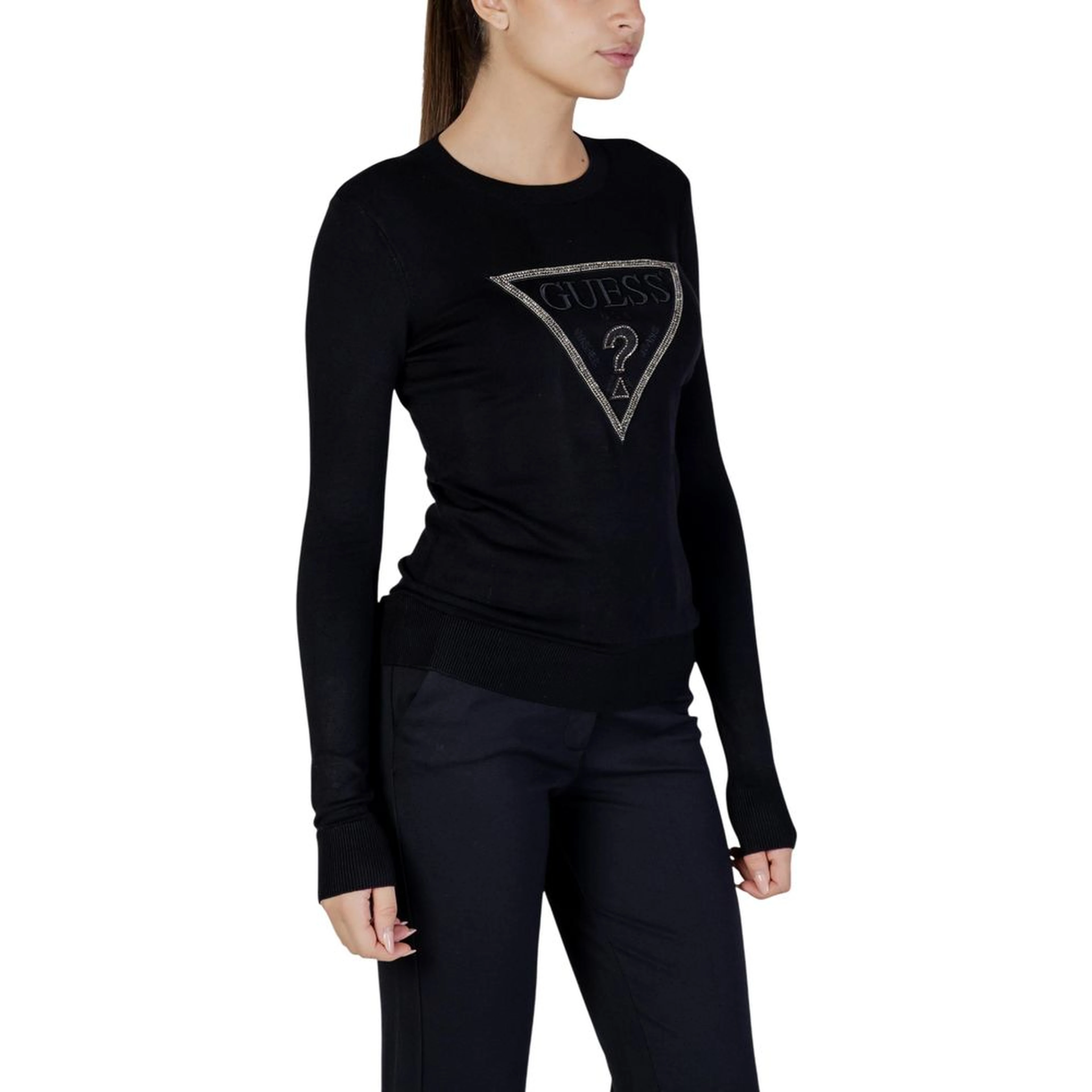 Black Viscose Sweatshirt