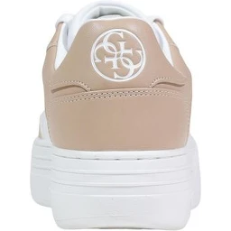 Beige Polyethylene Low Top Sneakers