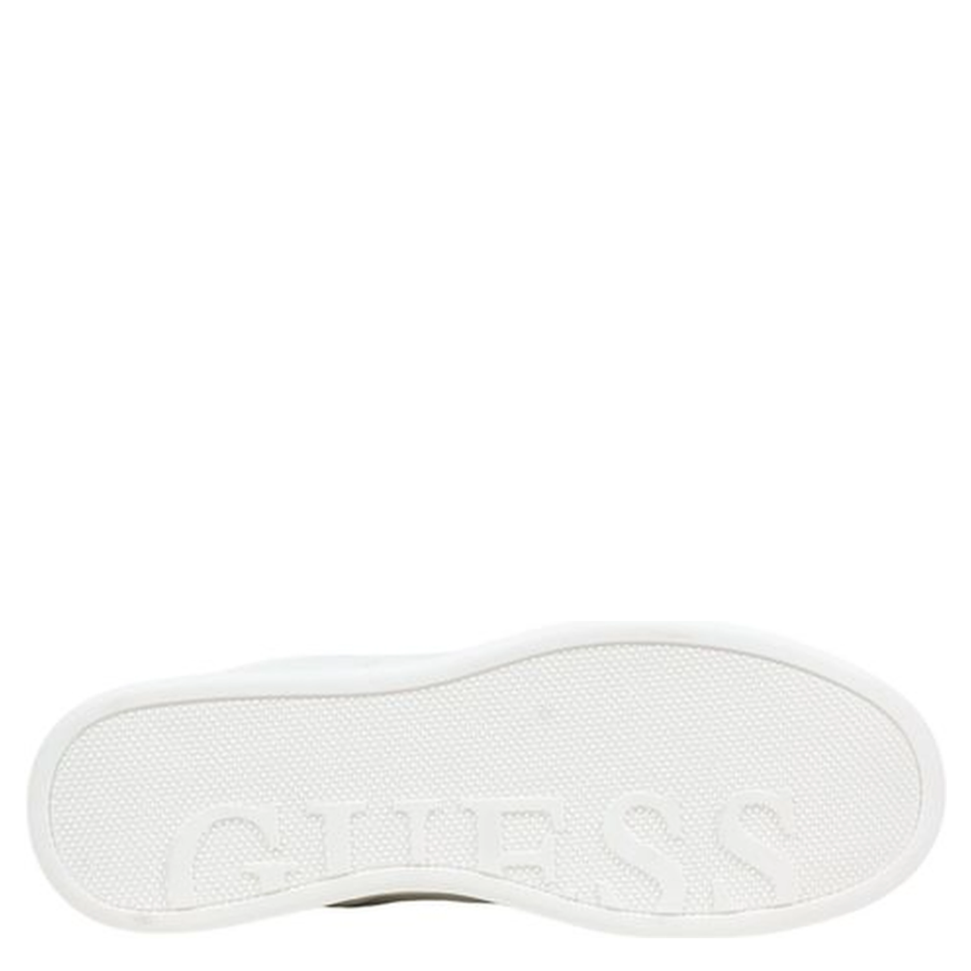 White Polyethylene Platform Sneakers