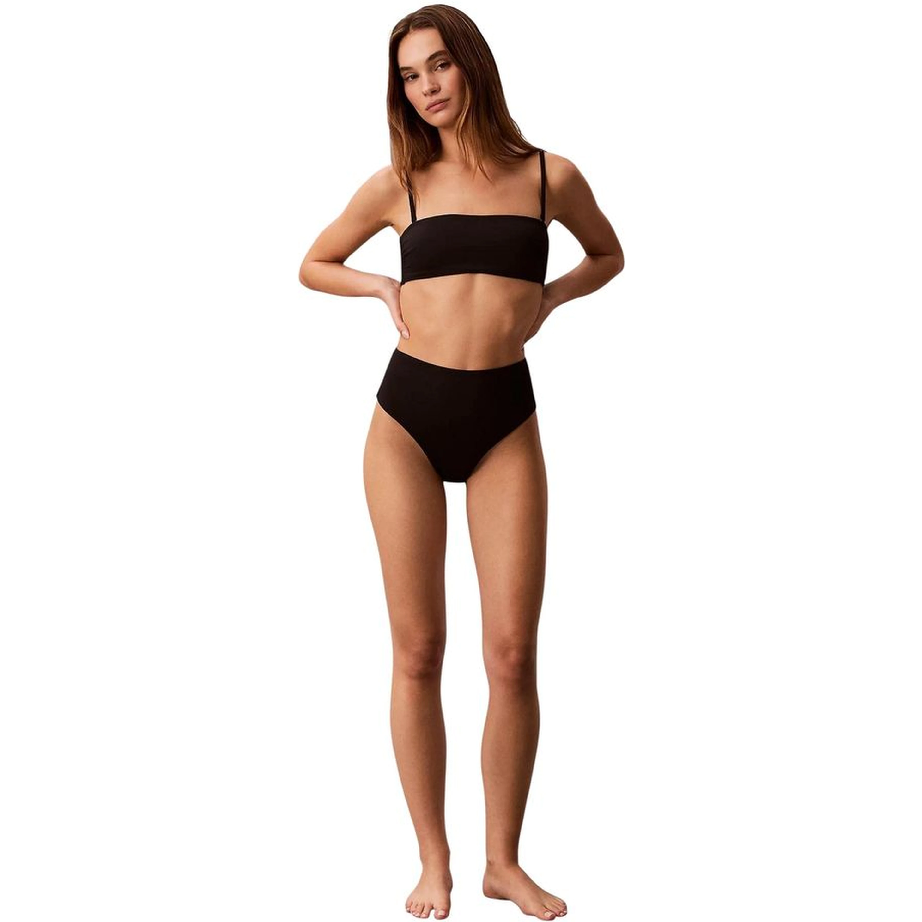 Black Elastane Bikini
