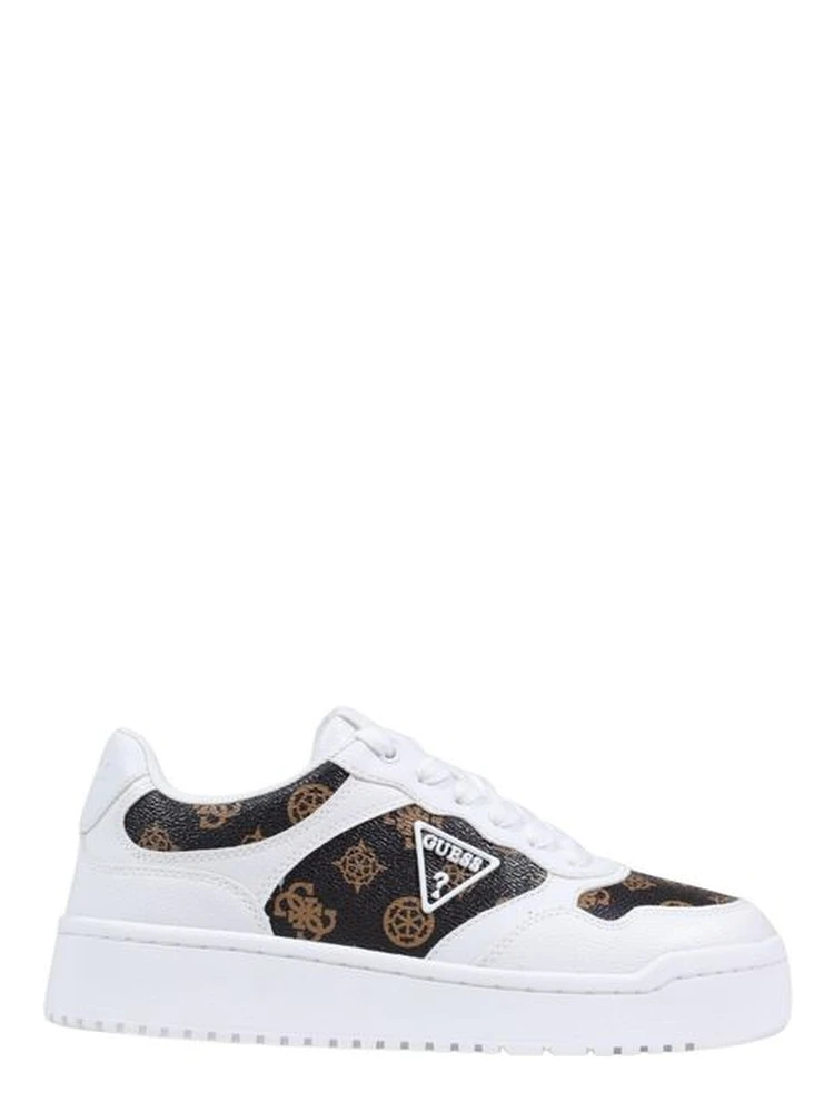 Brown Polyethylene Chunky Sneakers