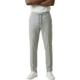 Bicolor Polyester Dress Pants