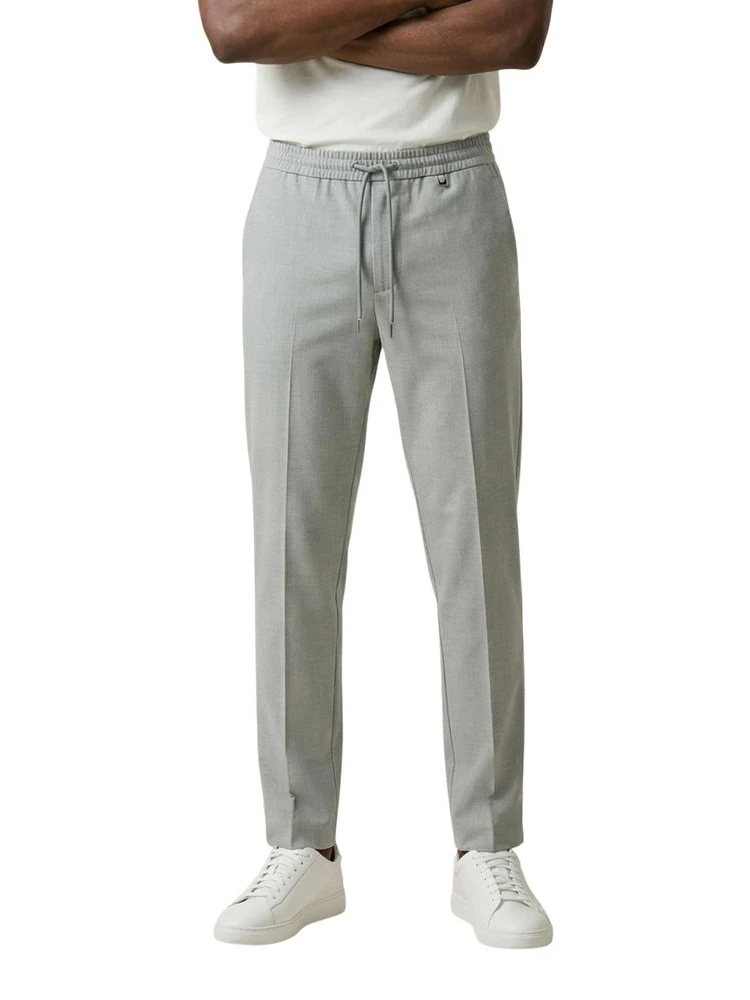 Bicolor Polyester Dress Pants