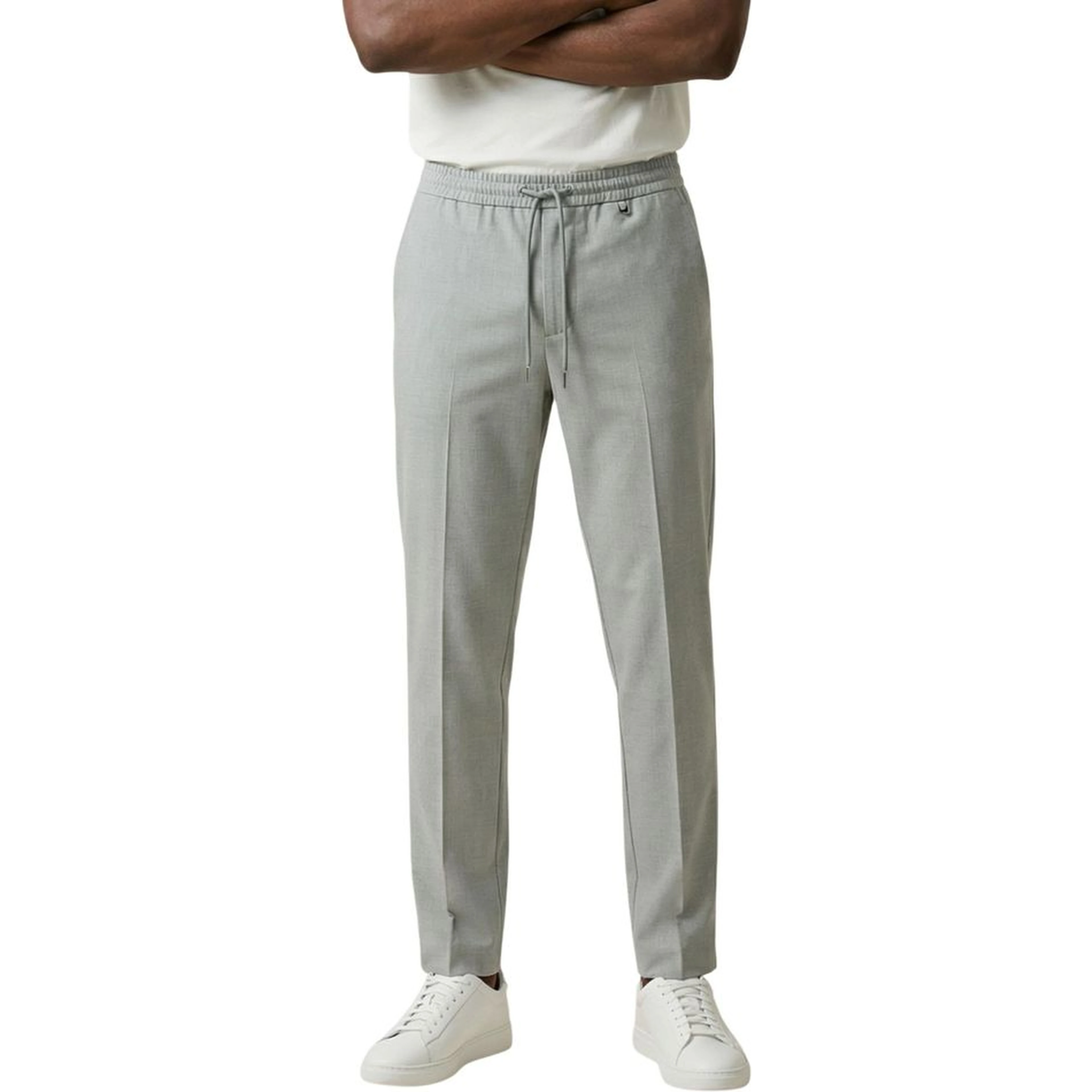 Bicolor Polyester Dress Pants