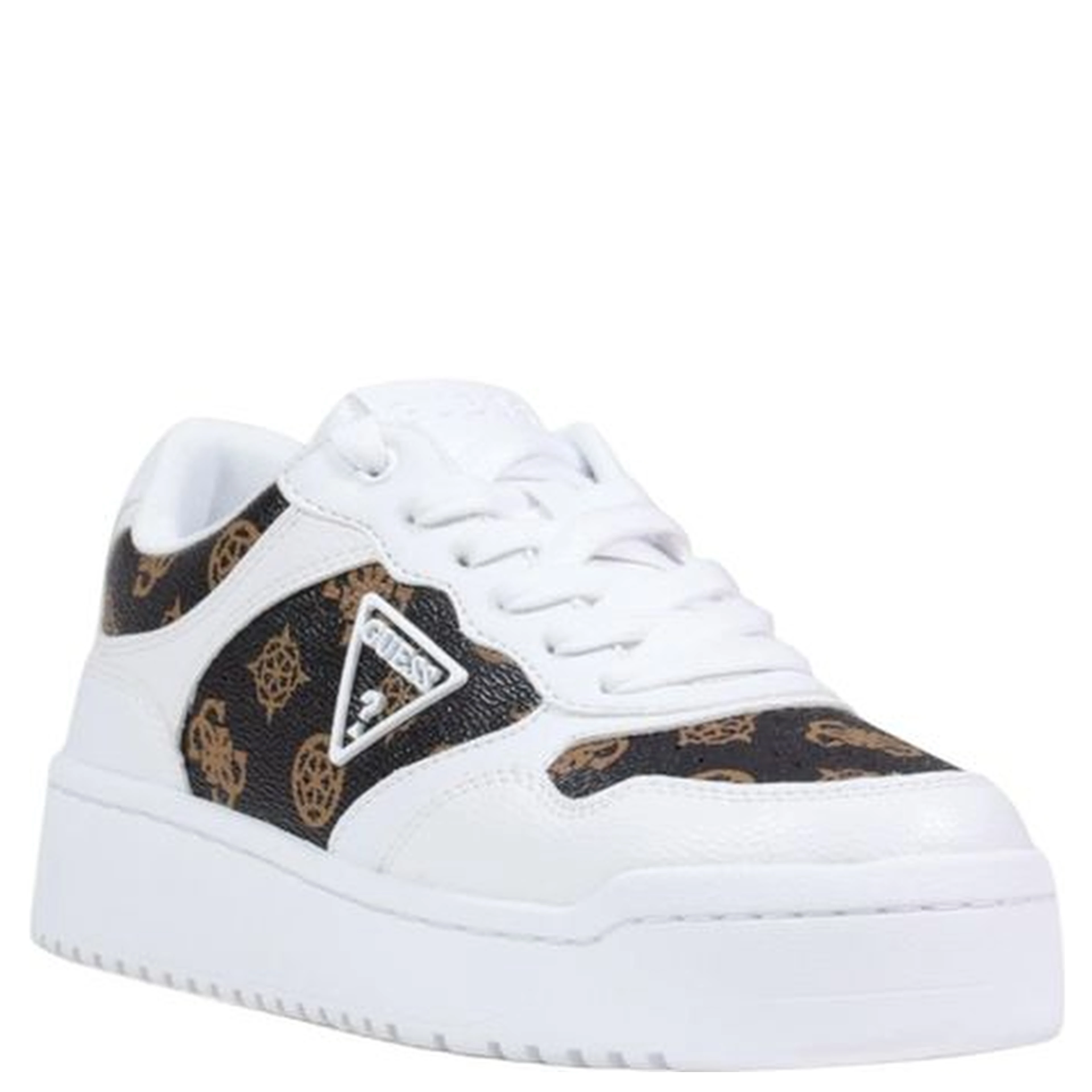 Brown Polyethylene Chunky Sneakers