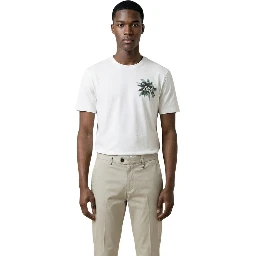 Beige Cotton T-Shirt