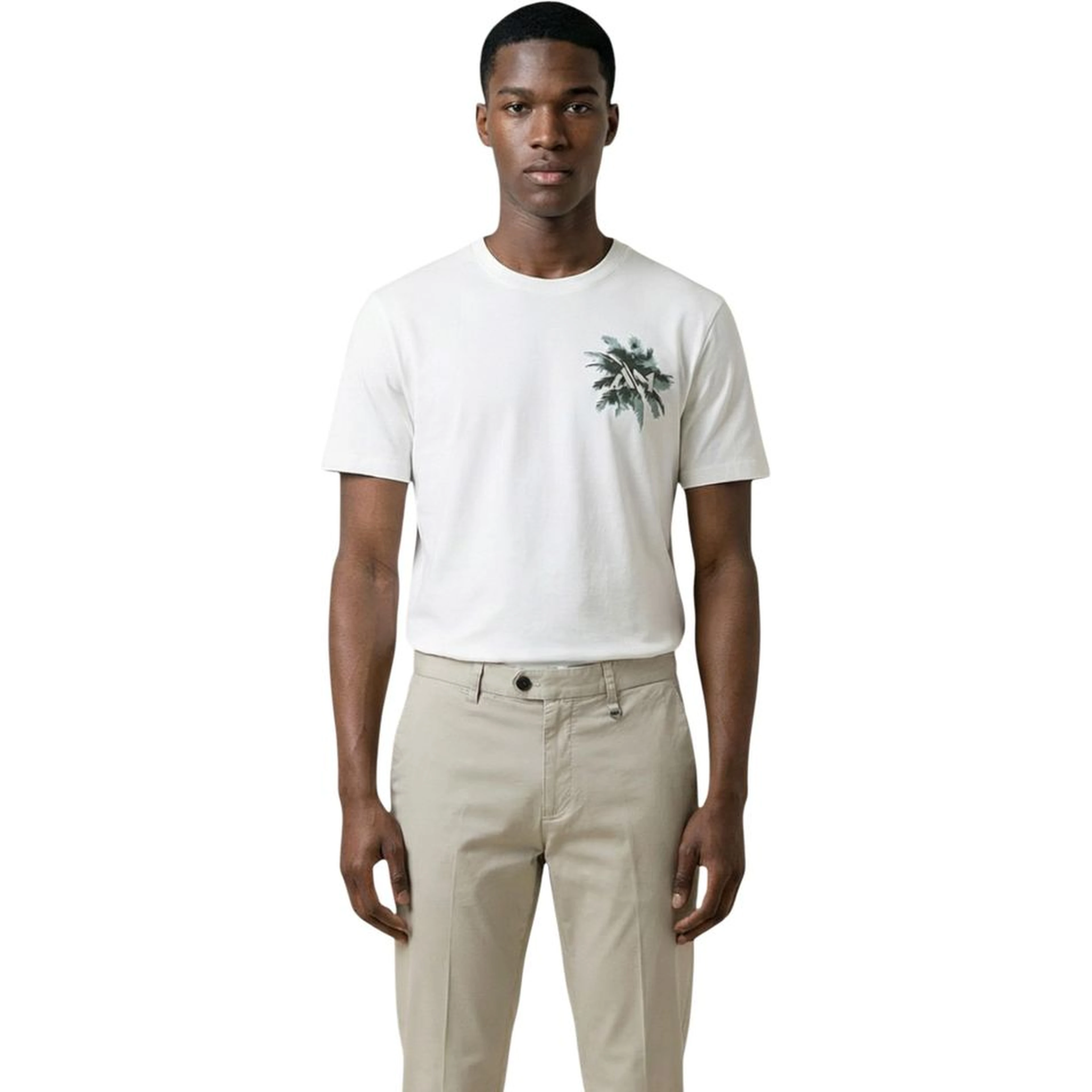 Beige Cotton T-Shirt