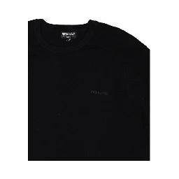 Black Cotton Sweatshirt