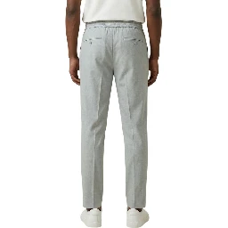 Bicolor Polyester Dress Pants