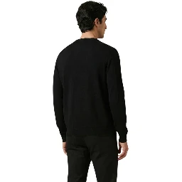 Black Cotton Sweatshirt