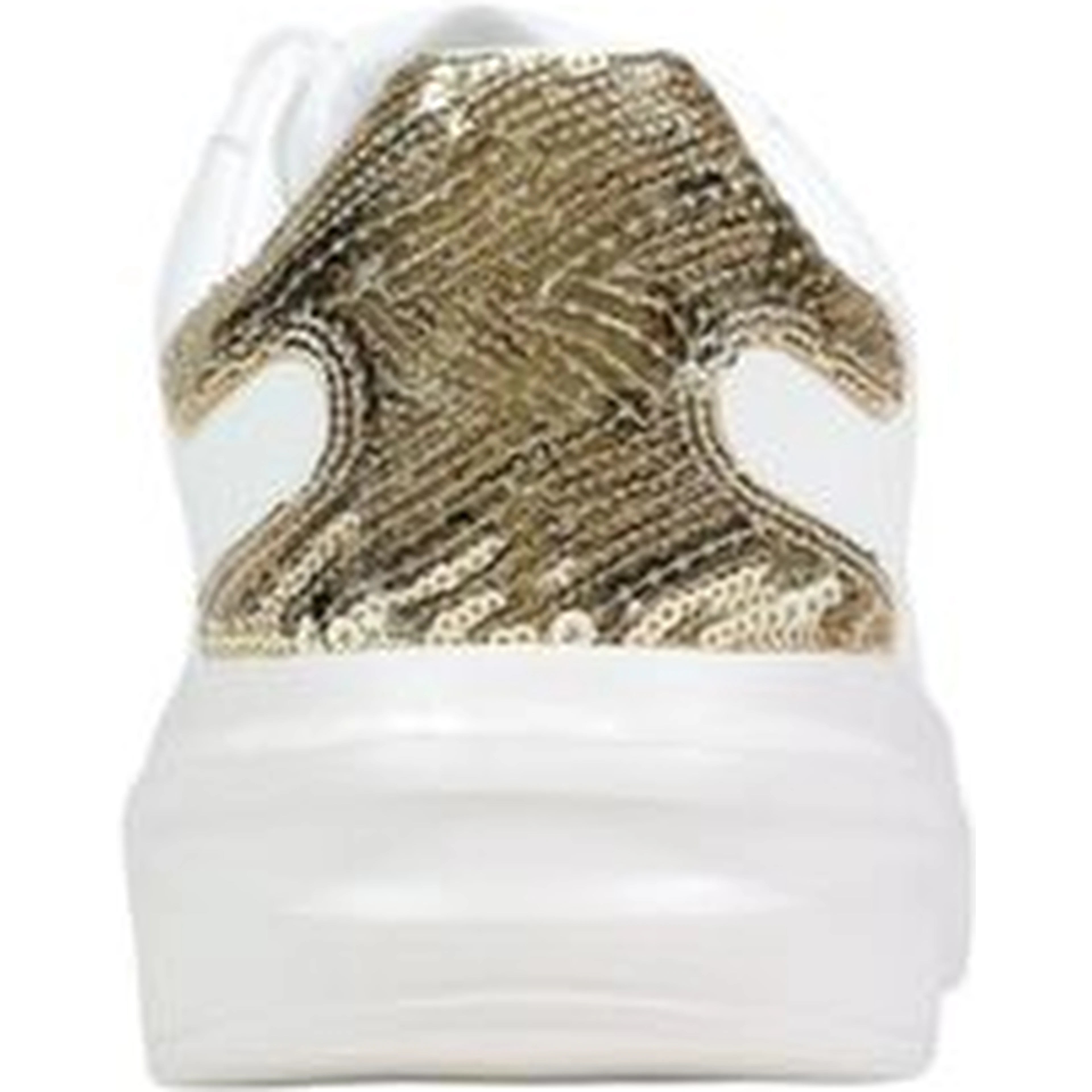 White Leather Low Top Sneakers