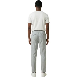 Bicolor Polyester Dress Pants