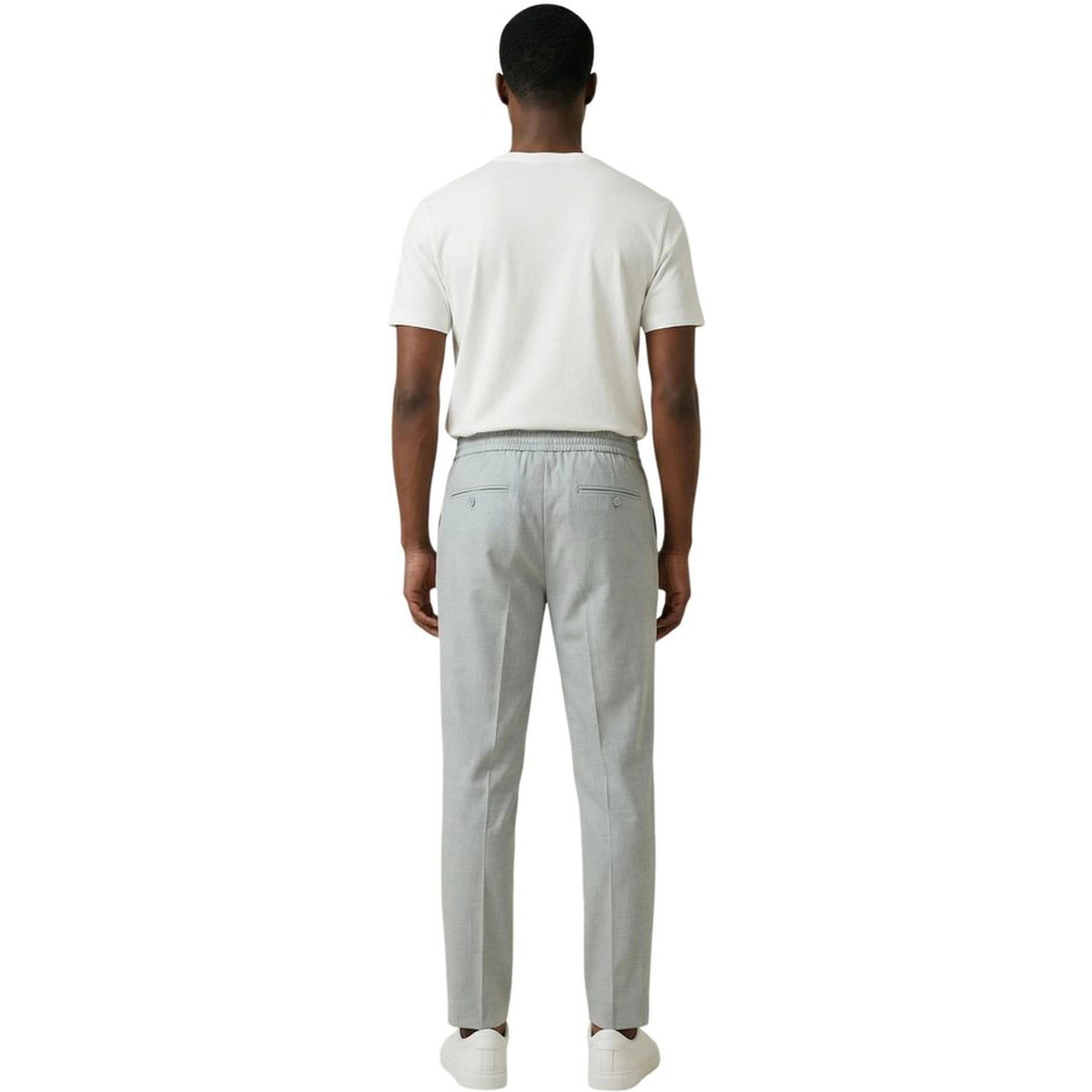 Bicolor Polyester Dress Pants