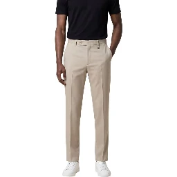 Beige Lyocell Dress Pants