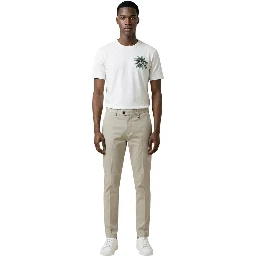 Beige Cotton T-Shirt