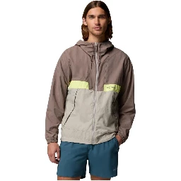 Gray Nylon Shell Jacket
