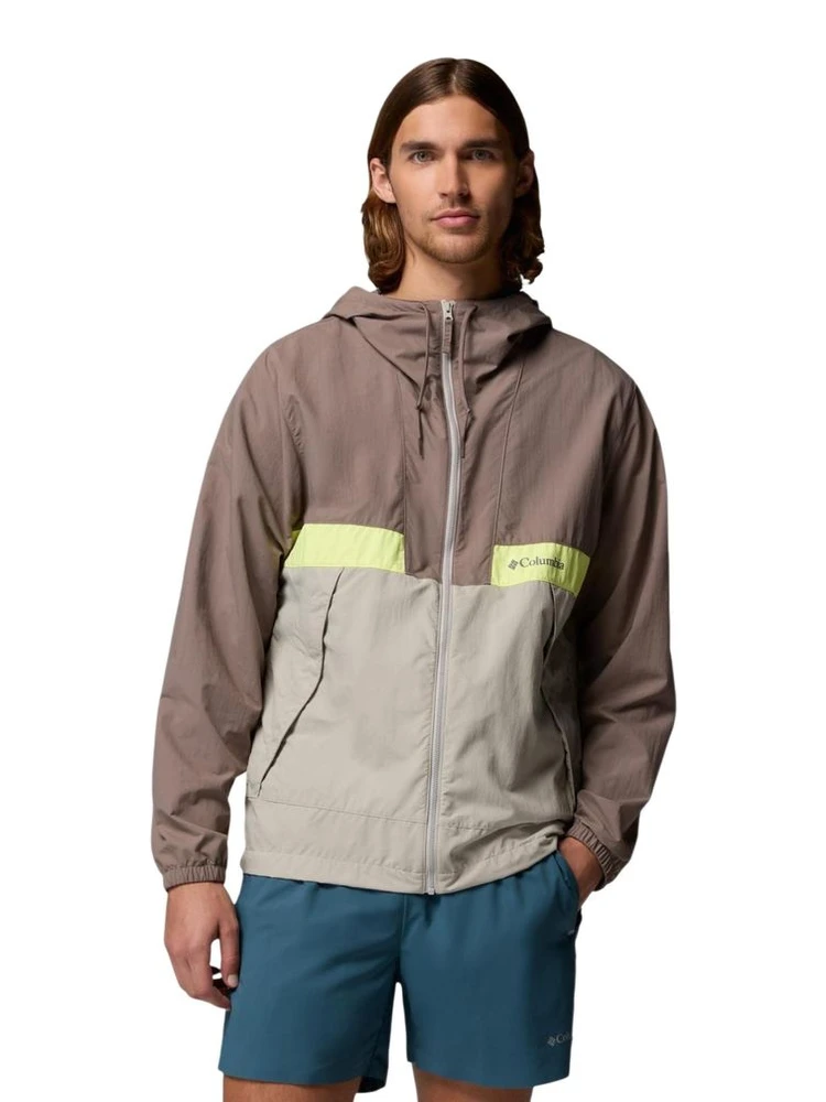 Gray Nylon Shell Jacket