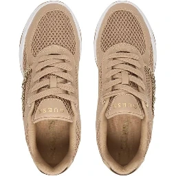Beige Polyethylene Chunky Sneakers