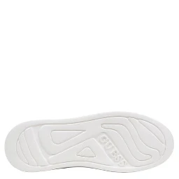 White Leather Low Top Sneakers