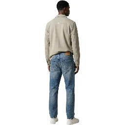 Beige Polyester Full-Length Jacket