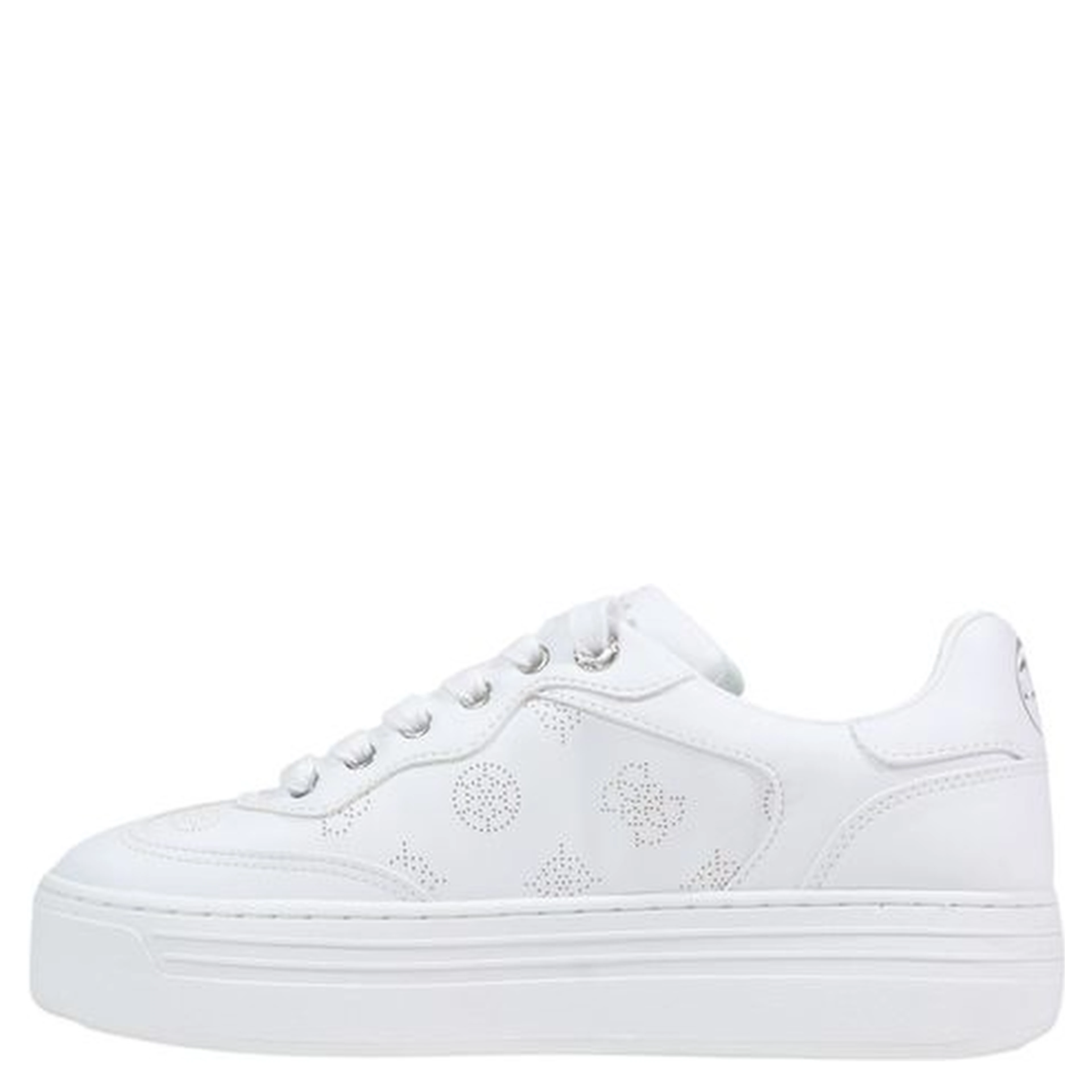 Beige Polyethylene Low Top Sneakers