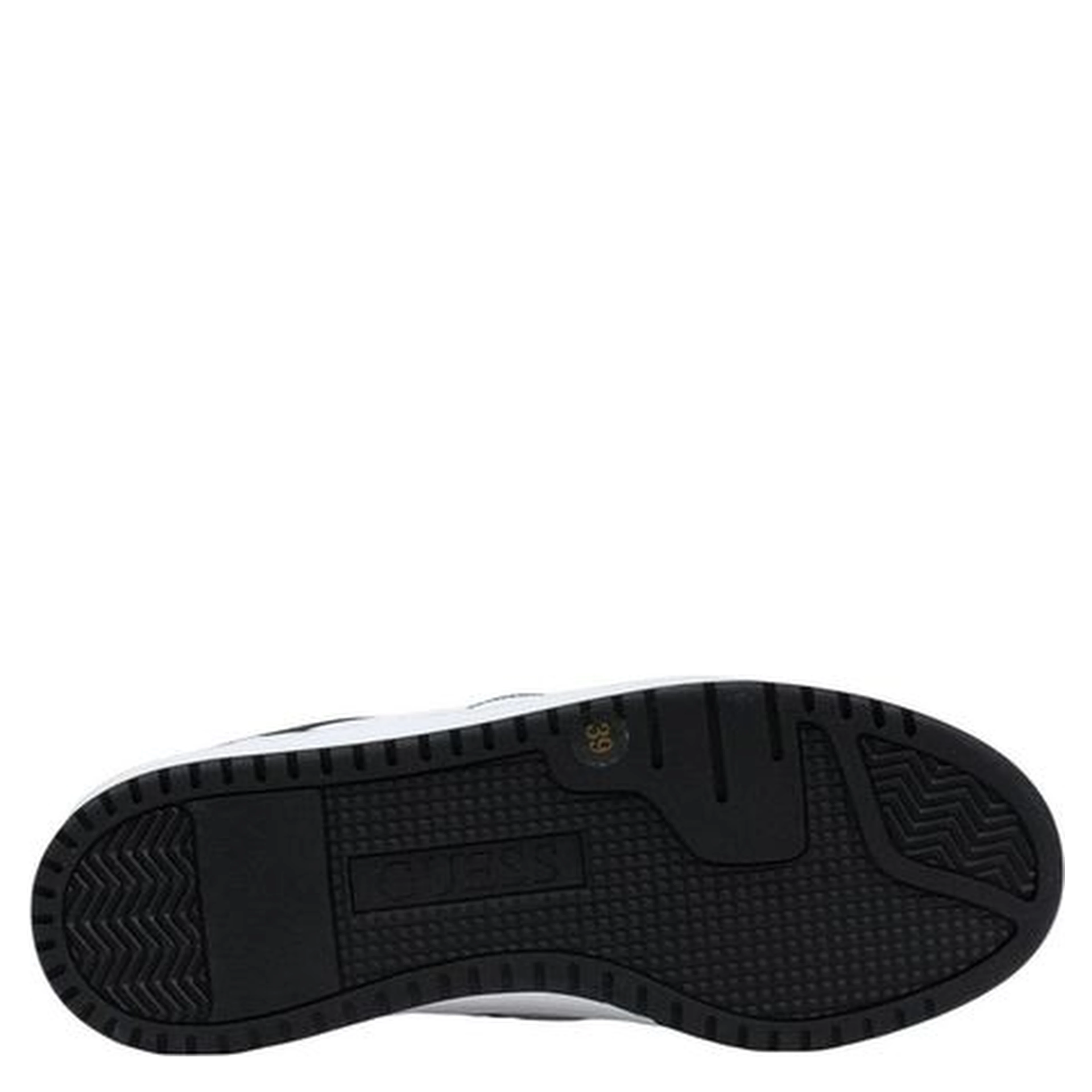 Black And White Polyethylene Low Top Sneakers