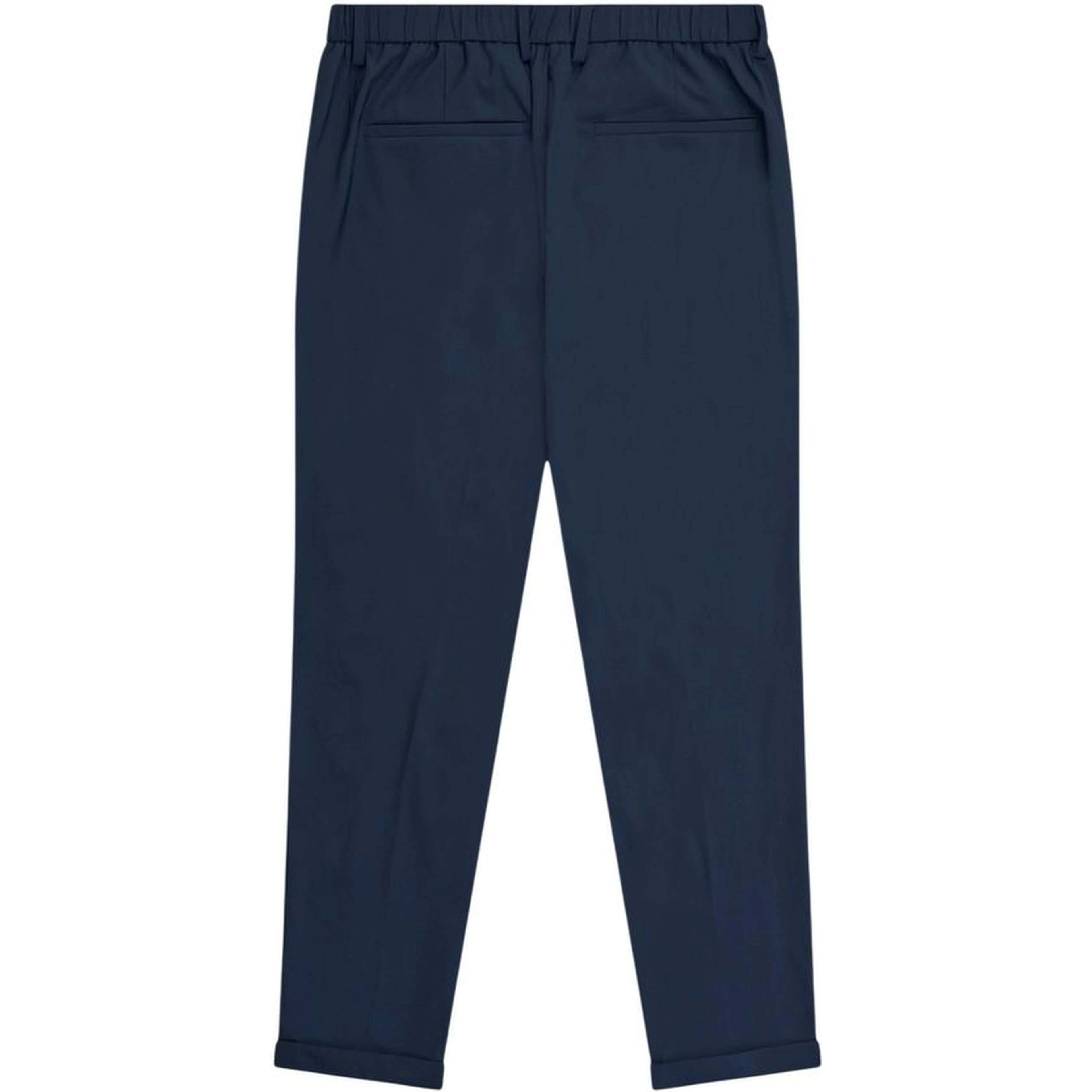 Blue Polyamide Dress Pants