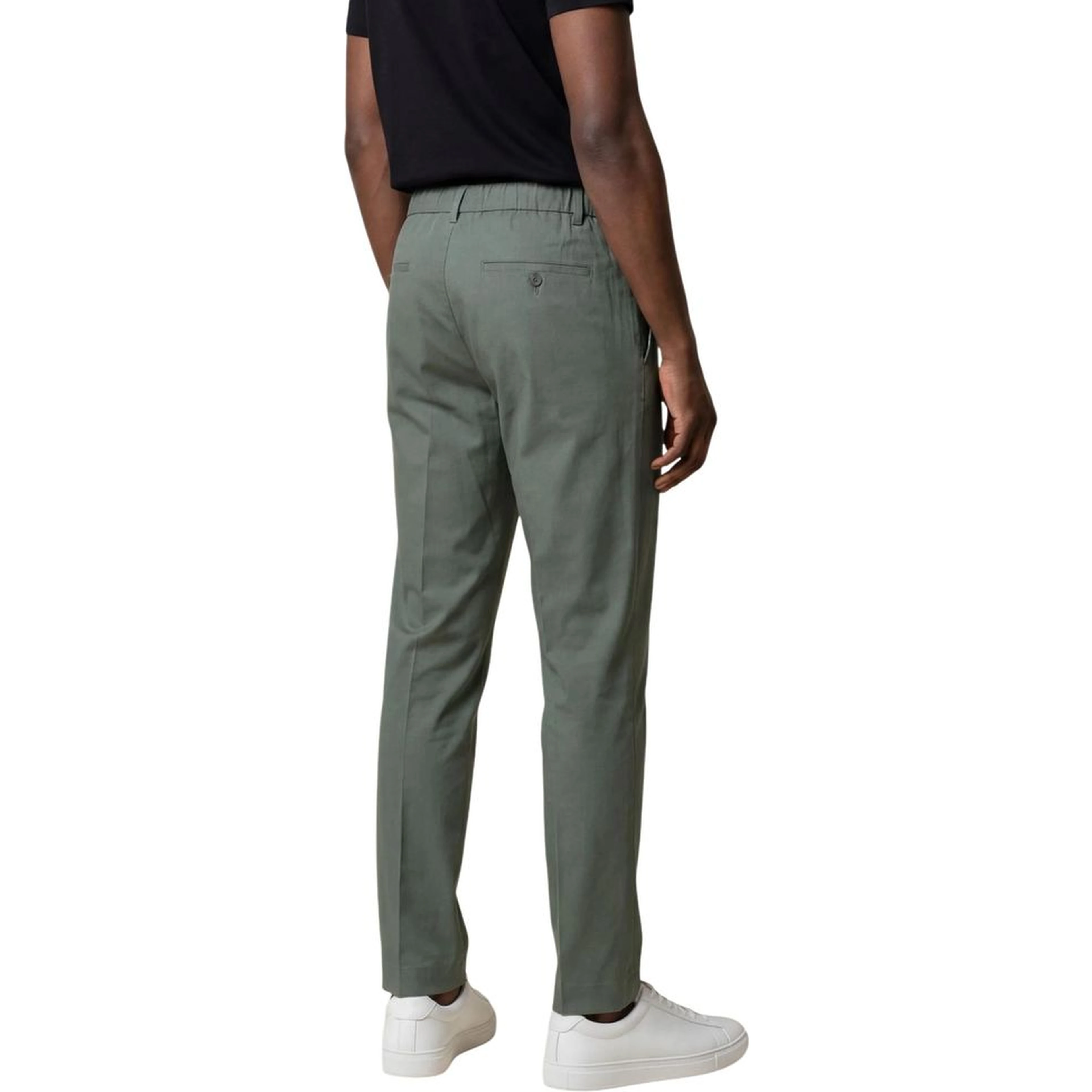 Green Lyocell Casual Pants