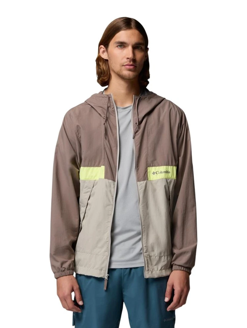 Gray Nylon Shell Jacket