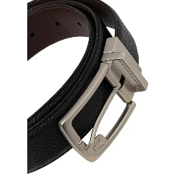Bicolor Leather Regular Belt