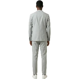 Bicolor Polyester Blazer
