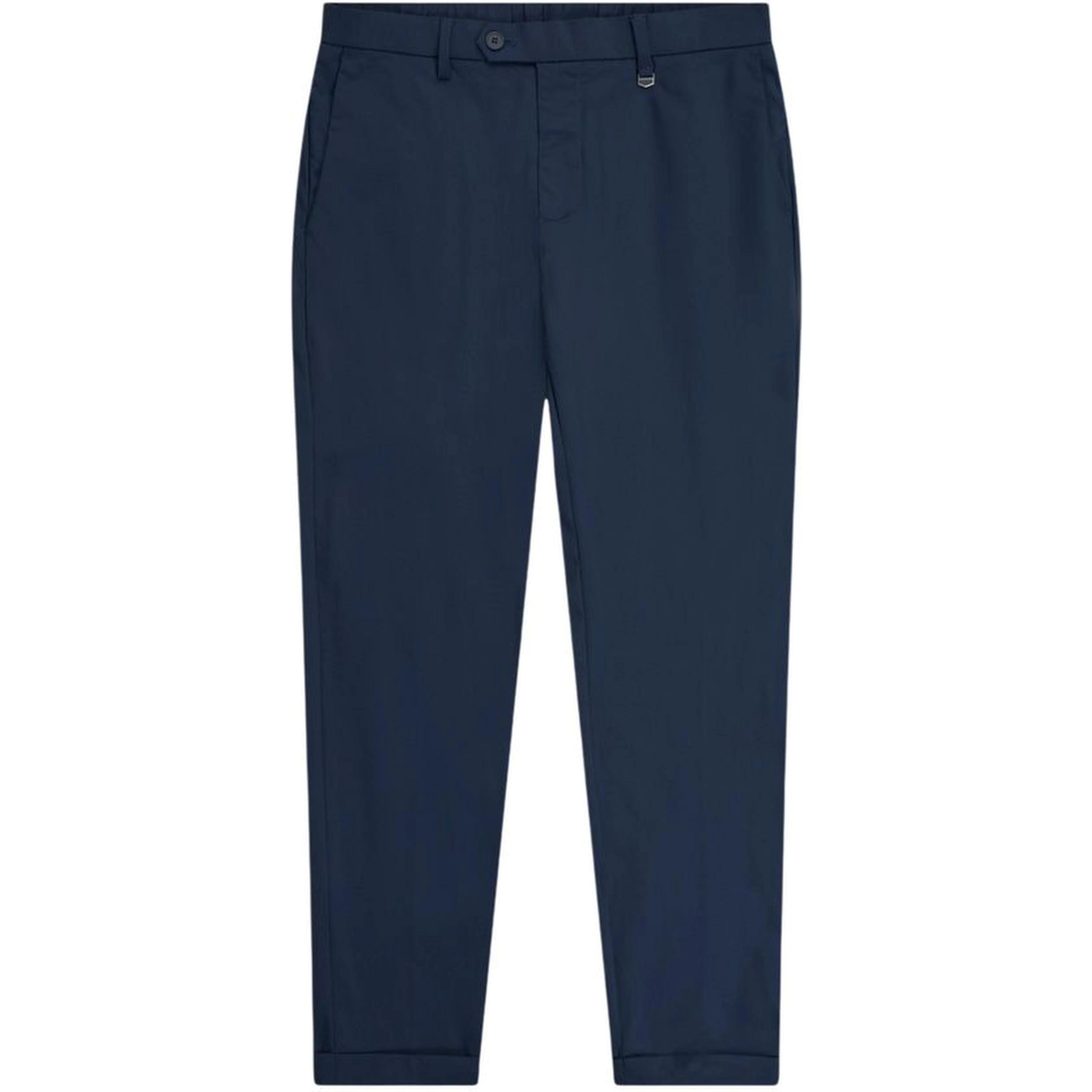 Blue Polyamide Dress Pants
