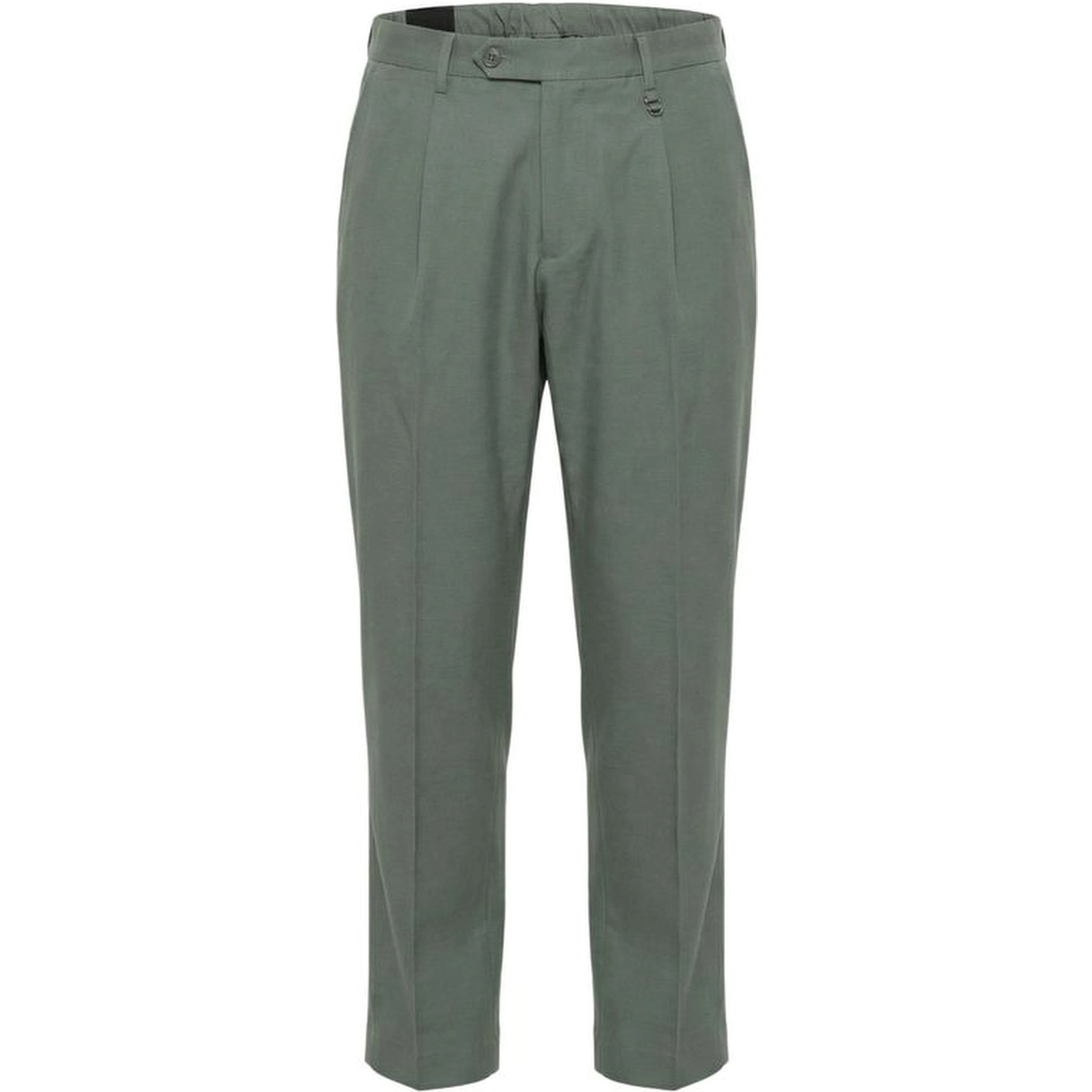 Green Lyocell Casual Pants