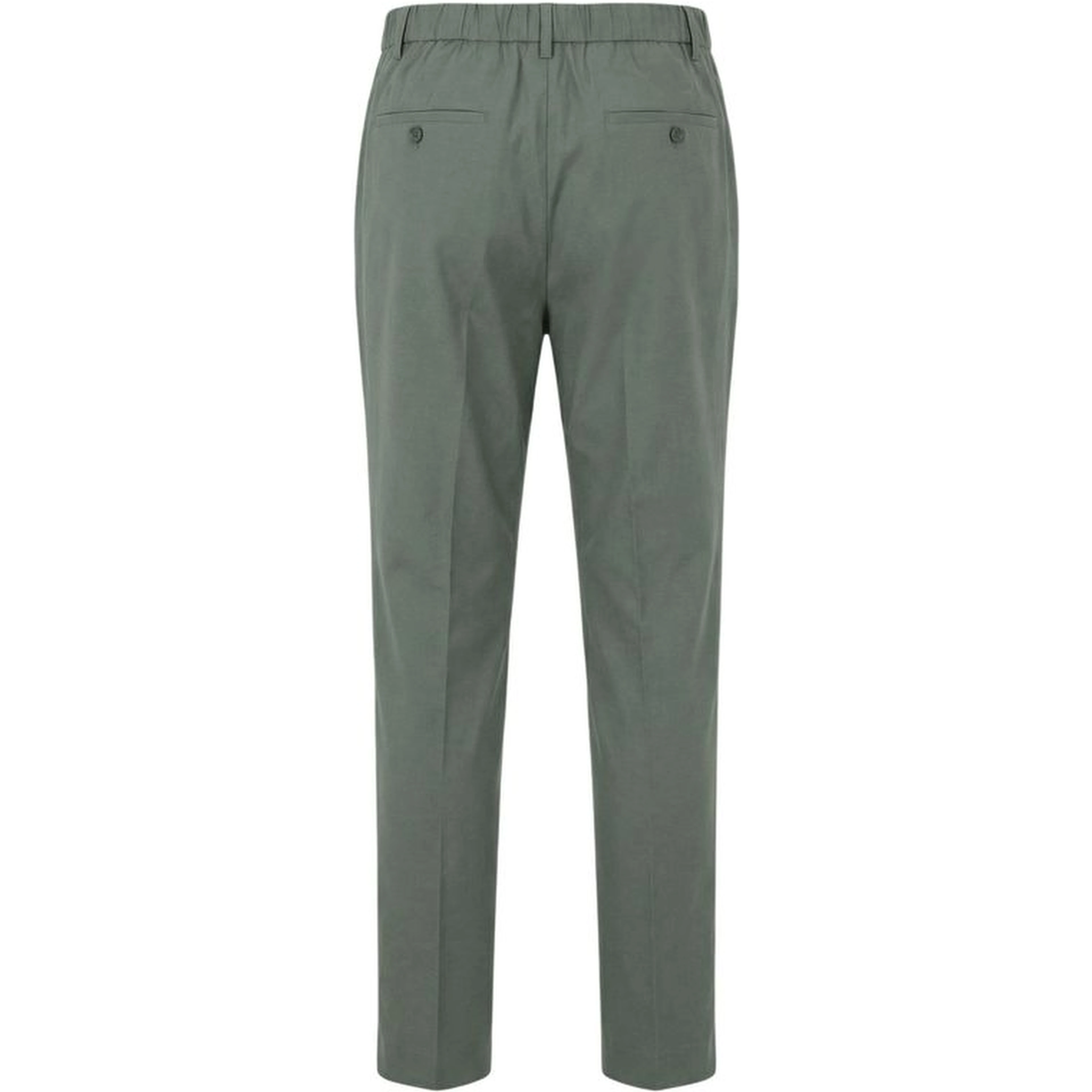 Green Lyocell Casual Pants