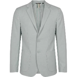 Bicolor Polyester Blazer