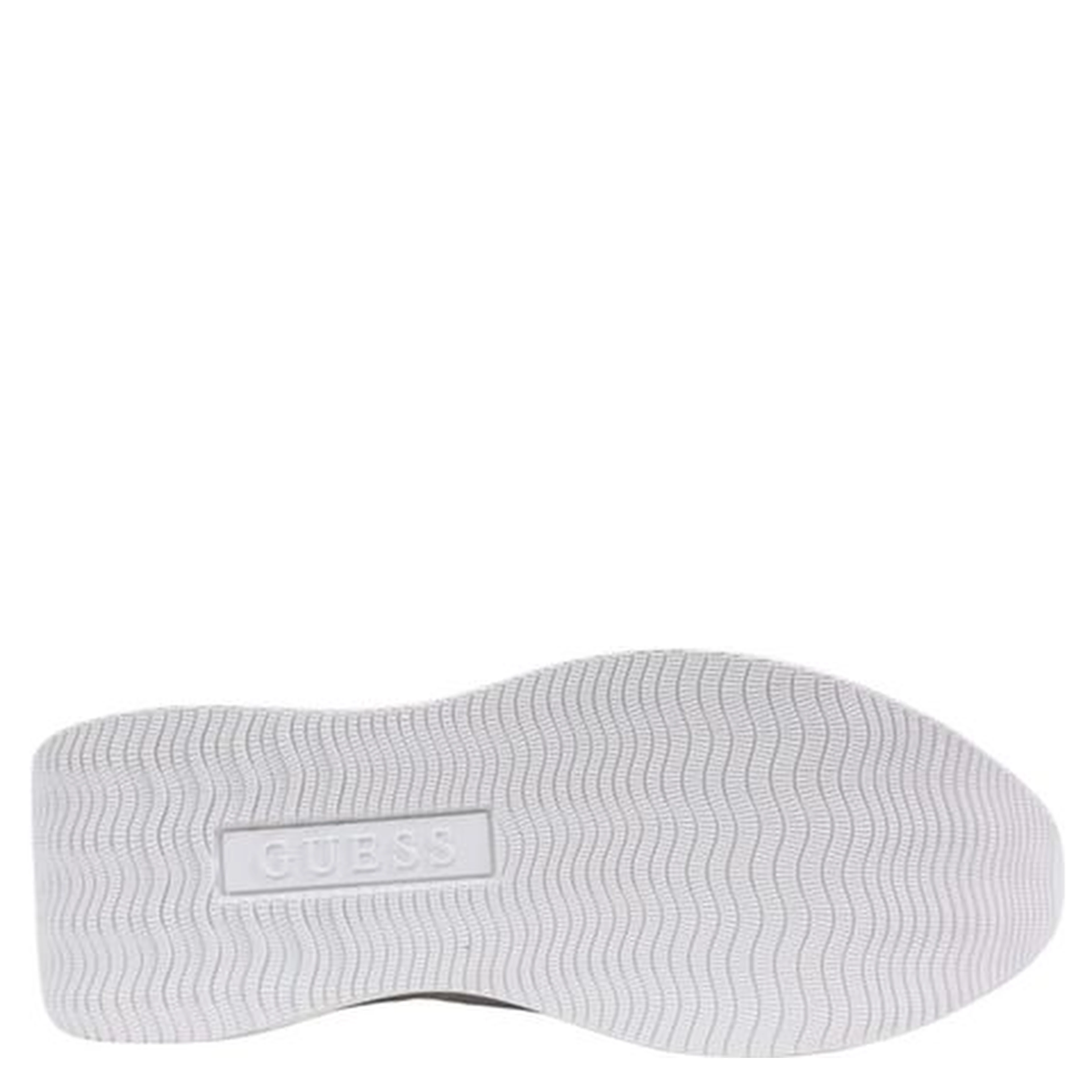 White Polyethylene Platform Sneakers