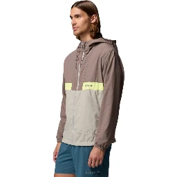 Gray Nylon Shell Jacket