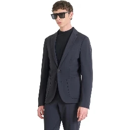 Blue Polyamide Blazer