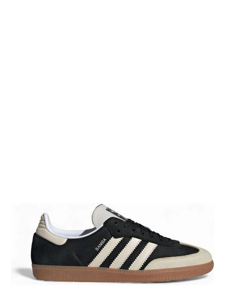 Black Leather Low Top Sneakers