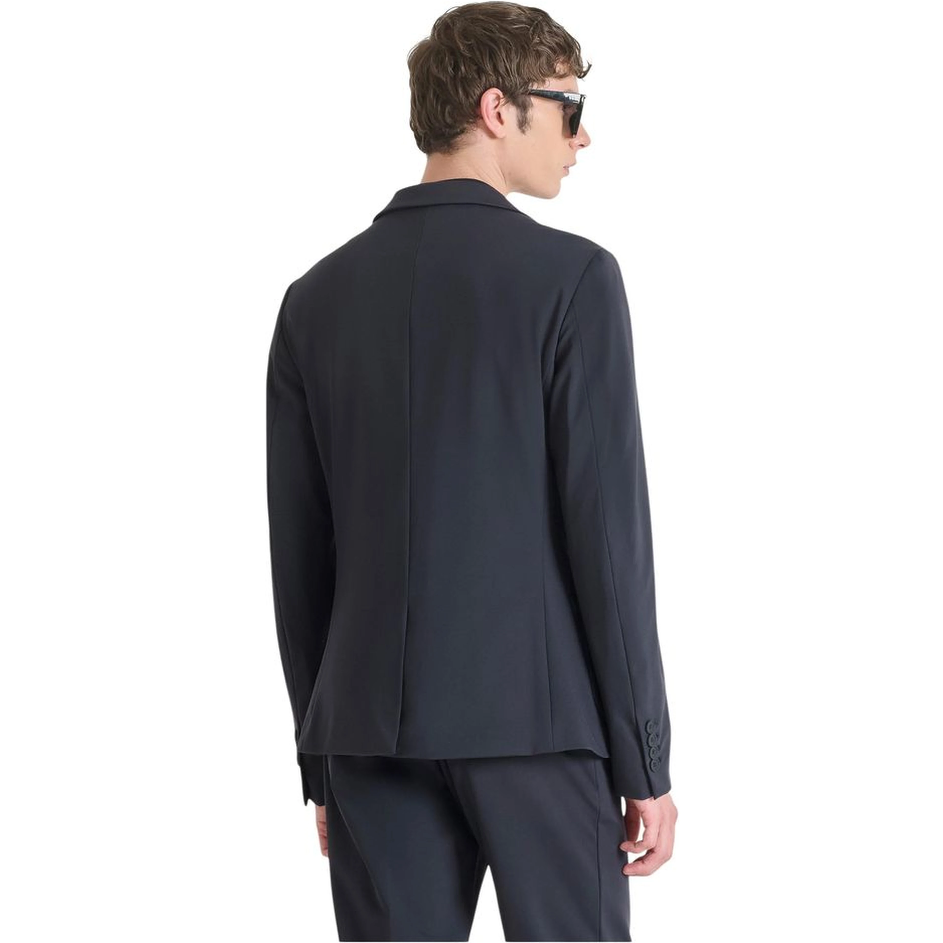 Blue Polyamide Blazer