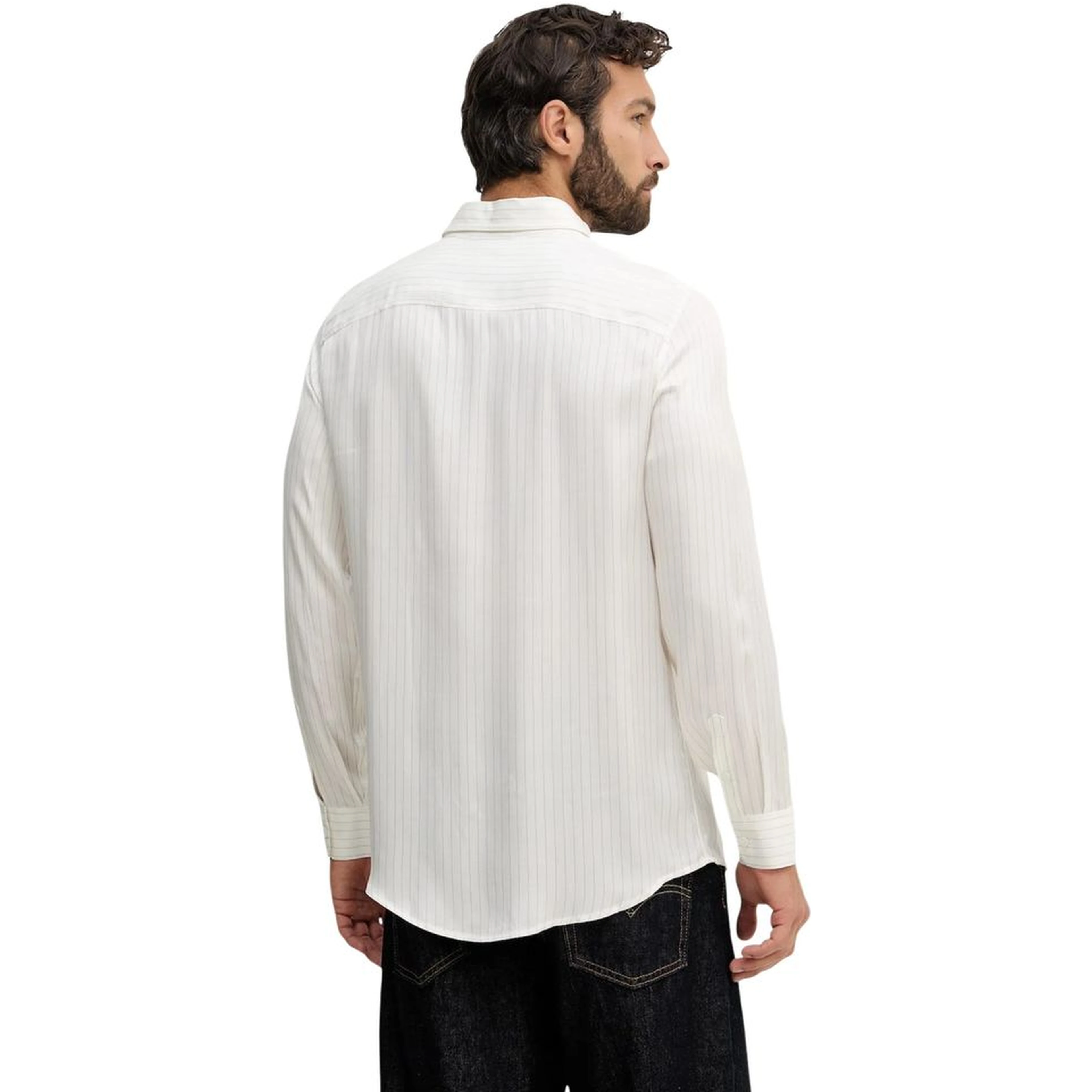 Bicolor Viscose Pattern Shirt