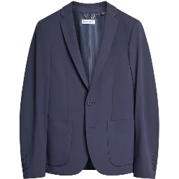 Blue Polyamide Blazer