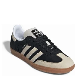 Black Leather Low Top Sneakers