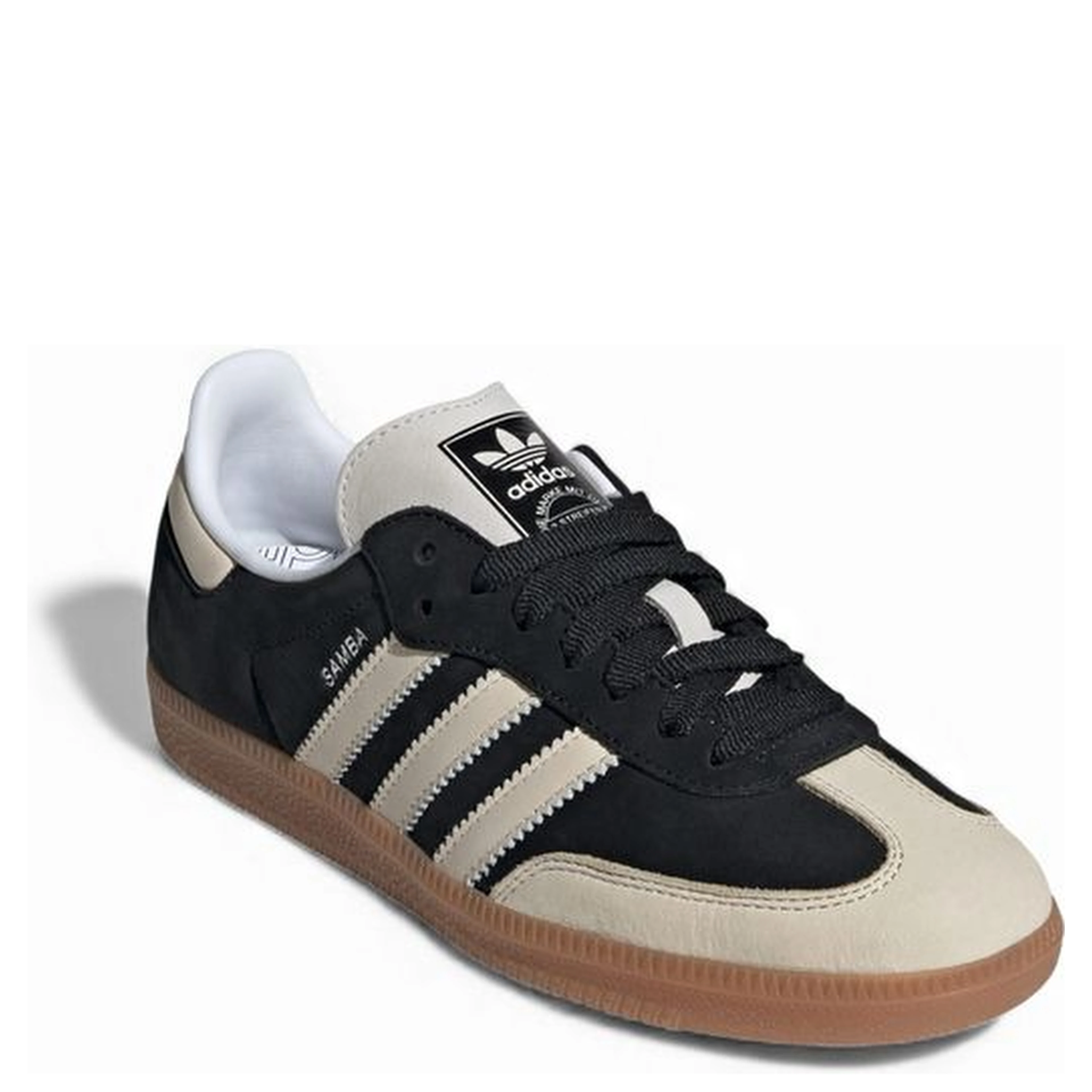 Black Leather Low Top Sneakers