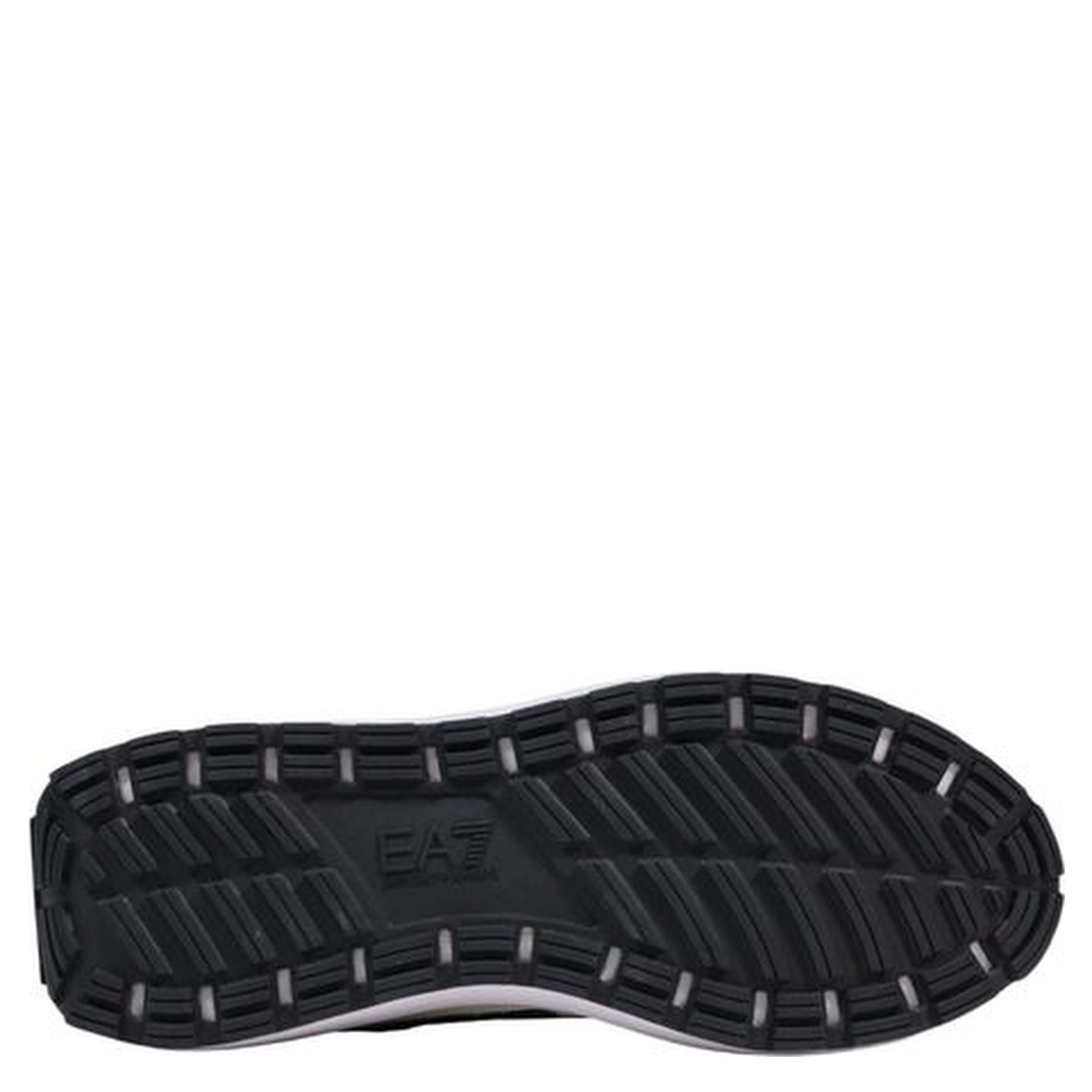 Black And White Polyethylene Athletic Sneakers