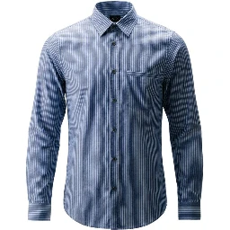 Bicolor Cotton Dress Shirt