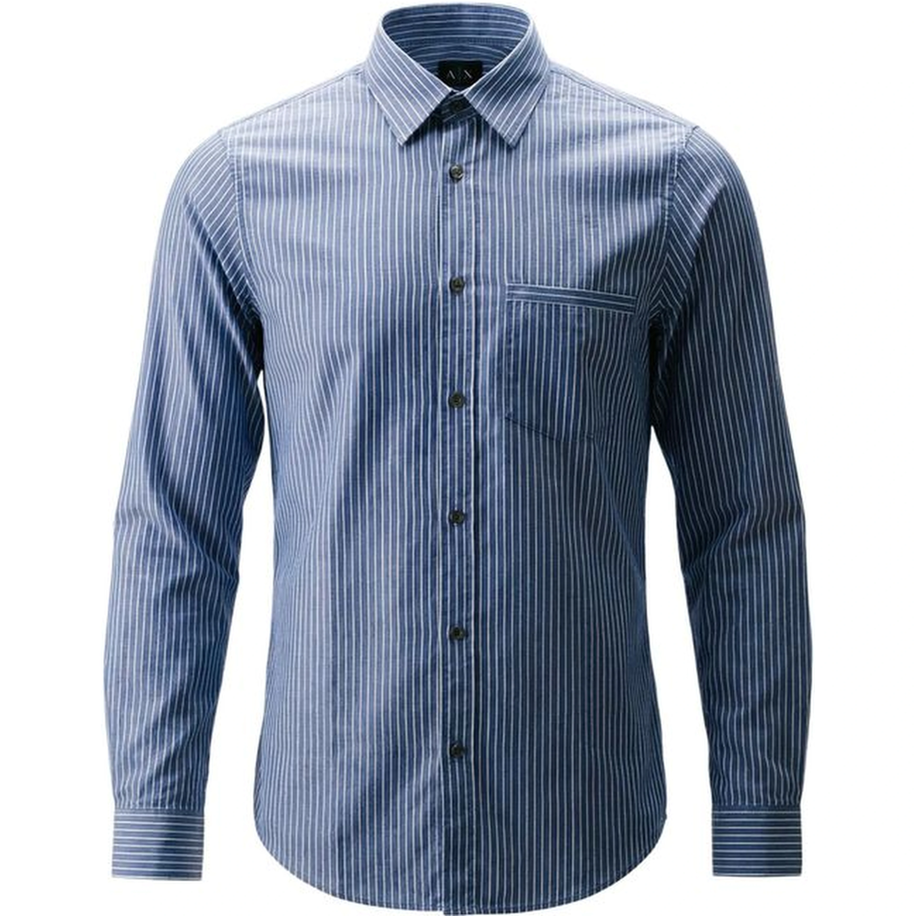 Bicolor Cotton Dress Shirt